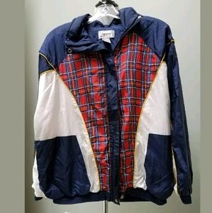 Janeve Colorblock jacket 80s 90s windbreaker